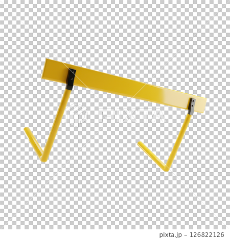 Bright Yellow Speed Hurdle for Sports Training and Agility Drills 126822126