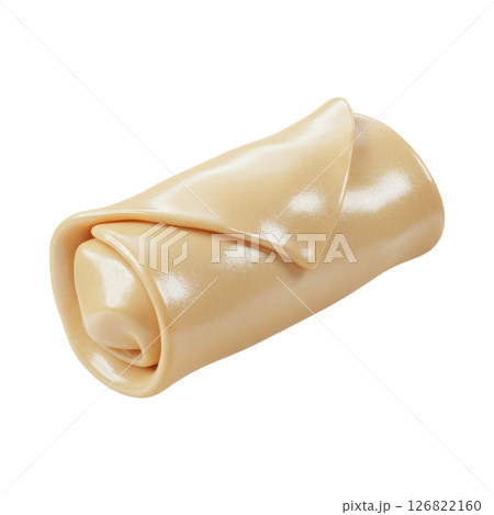3D Render of a Golden Brown Spring Roll 126822160