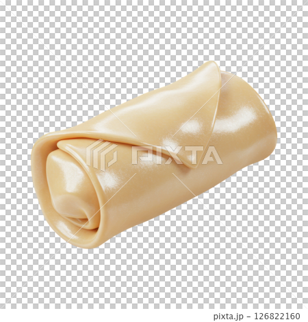 3D Render of a Golden Brown Spring Roll 126822160