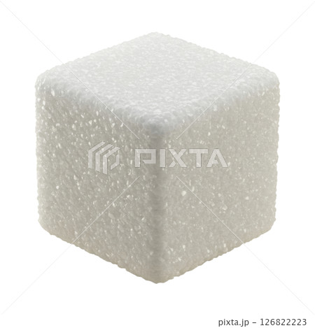 Single White Sugar Cube for Coffee, Tea, and Sweetening Single White Sugar Cube for Coffee, Tea, and Sweetening 126822223