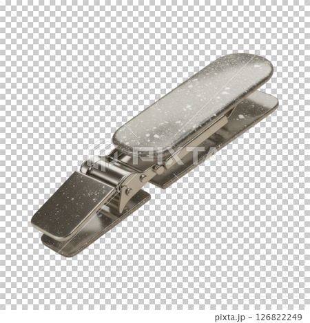 Metallic Suspender Clip with Textured Surface for Apparel and Accessories Metallic Suspender Clip with Textured Surface for Apparel and Accessories 126822249