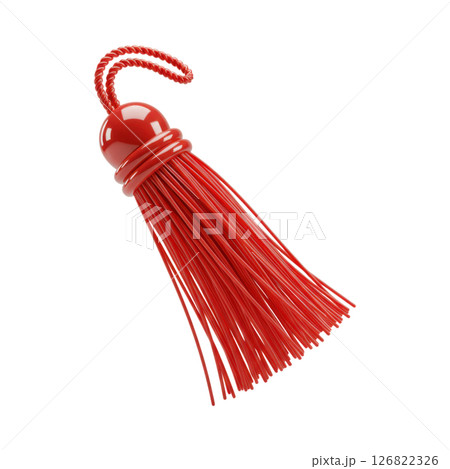 Vibrant Red Decorative Tassel Vibrant Red Decorative Tassel 126822326