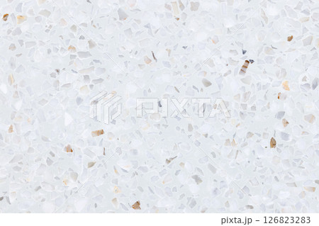 Terrazzo floor in top view suit for background. 126823283