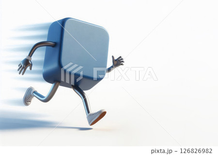 Running keyboard key. Space for text.のイラスト素材 [126826982] - PIXTA