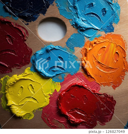 Contrasts on the palette of feelings. 126827049