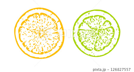Vibrant Illustration of Lemon and Citrus Slices Representing Freshness, Detox, and Healthy Living 126827557