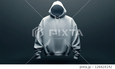 Vintage Oversized Hoodie Mockup For Your Design 126828142