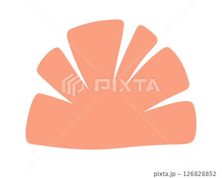 Summer beach landscape boho element Summer beach landscape boho element 126828852