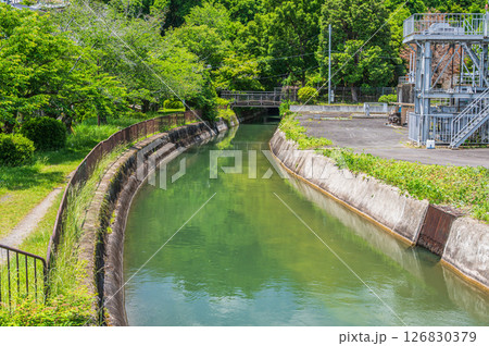 琵琶湖疏水 第一疏水 第三トンネル入口付近 京都市 琵琶湖疏水 第一疏水 第三トンネル入口付近 京都市 126830379