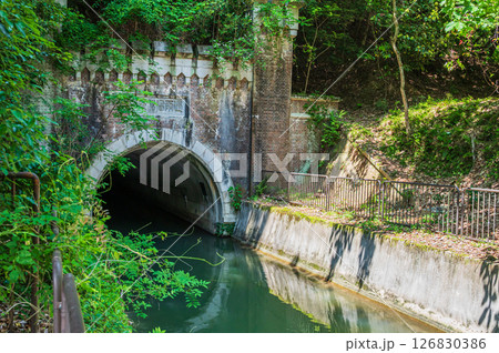 琵琶湖疏水　第一疏水　第三トンネル入口　京都市 126830386
