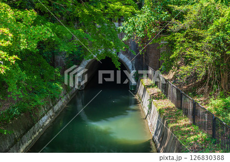 琵琶湖疏水　第一疏水　第三トンネル入口　京都市 126830388