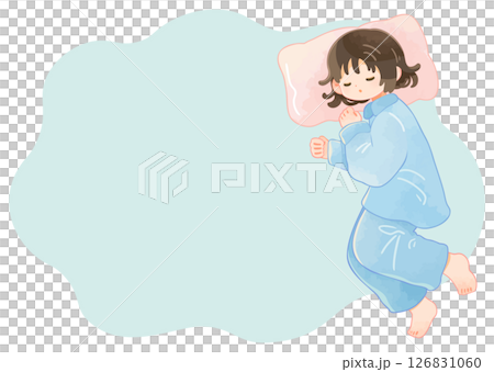 Sleeping young woman, girl 126831060