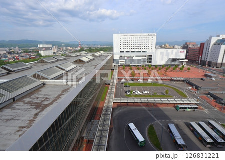 旭川駅 北口 バスターミナル側と札幌、岩見沢方面（北海道旭川市） 126831221