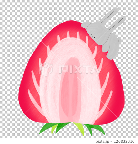 草莓配兔子 草莓配兔子 126832316
