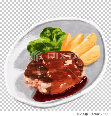 漢堡畫水彩 漢堡畫水彩 126832842