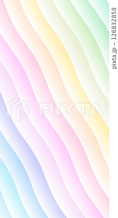 カラフル 波 和柄 背景 カラフル 波 和柄 背景 126832858