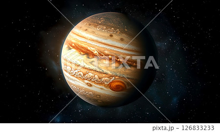 木星のイメージイラスト 126833233