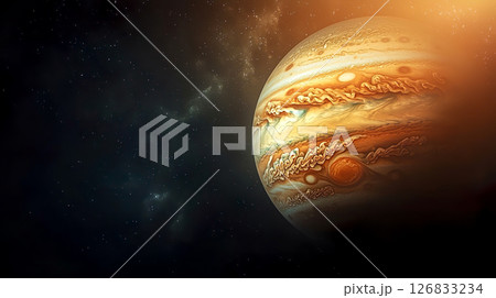 木星のイメージイラスト 126833234