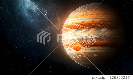 木星のイメージイラスト 126833237