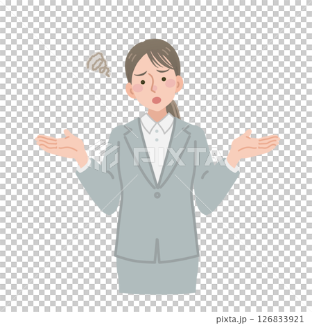 舉起手的女商人 126833921