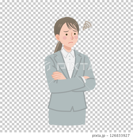 悩むビジネスウーマン 126833927