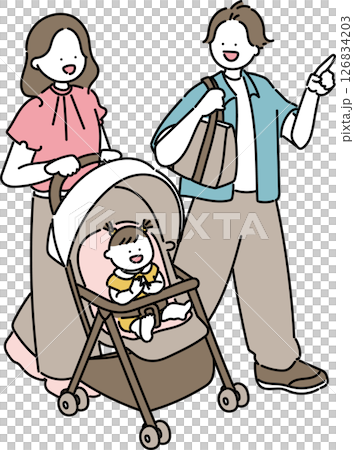 Cute baby set 126834203