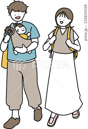 かわいい赤ちゃんセット 126834208