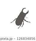 オスのクワガタ オスのクワガタ 126834856