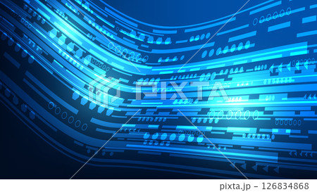 abstract blue futuristic technology background abstract blue futuristic technology background 126834868