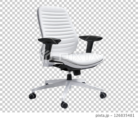 Sleek office chair with ergonomic design for comfort and support 126835481