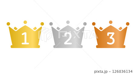 王冠と数字 126836134