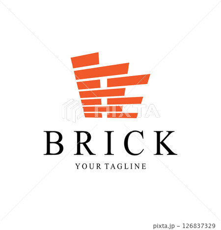 creative brick logo designs for buildings, architectural buildings, civil engineering, building materials shops creative brick logo designs for buildings, architectural buildings, civil engineering, building materials shops 126837329