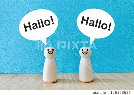 英語であいさつ Hello 笑顔で英会話 126838687