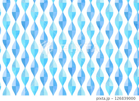 水色の宝石のような立涌、ogee、パターン背景 126839000