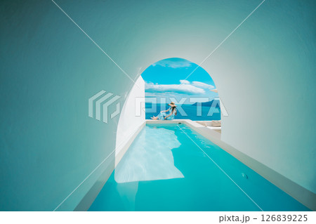 サントリーニ島の旅行で見た美しい風景（2025年） 126839225