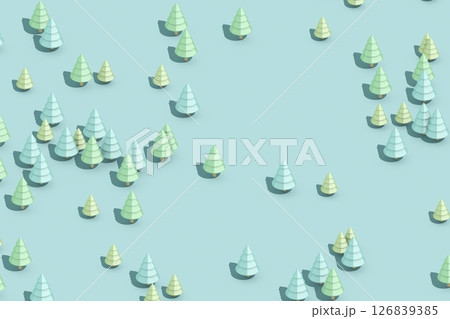 立体 3次元 3D 126839385