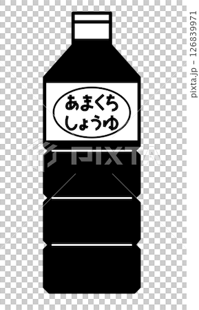 甘口醤油のシンプルなイラスト 126839971