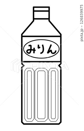 味醂のシンプルなイラスト 126839975
