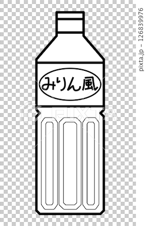 味醂調味料的簡單圖示 126839976