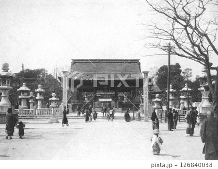 明治時代の日本　兵庫県　湊川神社 126840038
