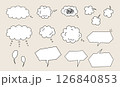 ベクター吹き出しセットB 126840853