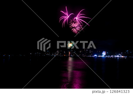 NYE Fireworks at The Entrance NSW NYE Fireworks at The Entrance NSW 126841323