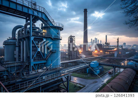 oil refinery plant oil refinery plant 126841393