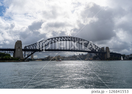 Sydney Harbour Bridge over the water in Sydney, Australia 126841553