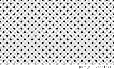 Polka dot background simple black dots on white vector 126841754