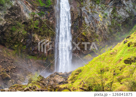 新緑シーズンの平湯大滝【奥飛騨温泉郷・平湯温泉・高山市】 126841875