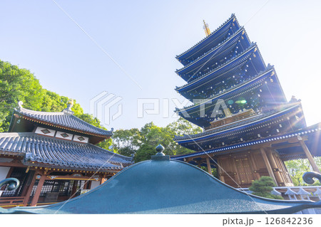 中山寺　五重塔と大師堂（兵庫県宝塚市） 126842236