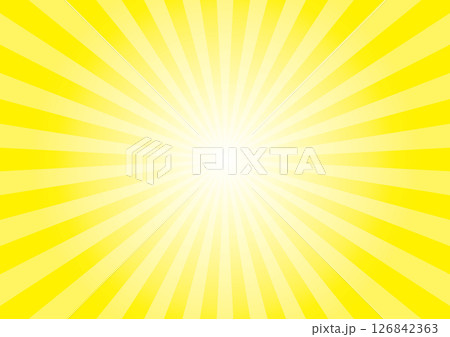 集中線 背景 黄色 シンプル グラデーション	 集中線 背景 黄色 シンプル グラデーション	 126842363