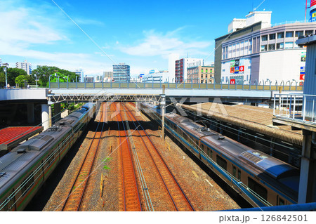 埼玉県川口市の川口駅界隈の風景 126842501