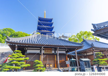 中山寺　五重塔と護摩堂（兵庫県宝塚市） 126844900